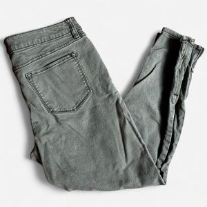 a.n.a Olive Skinny Ankle Jeans